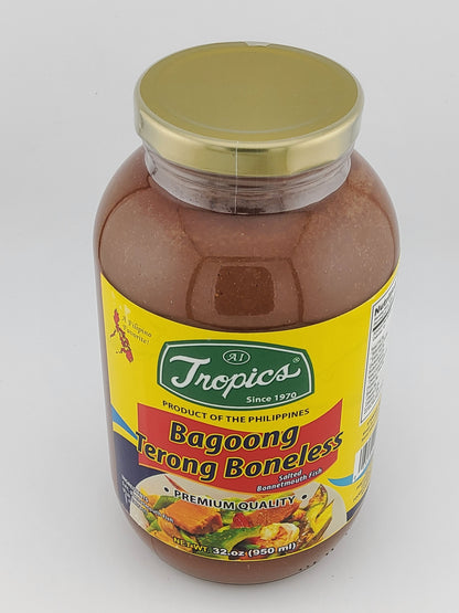 Tropics Bagoong Terong Boneless Jar 950 mL