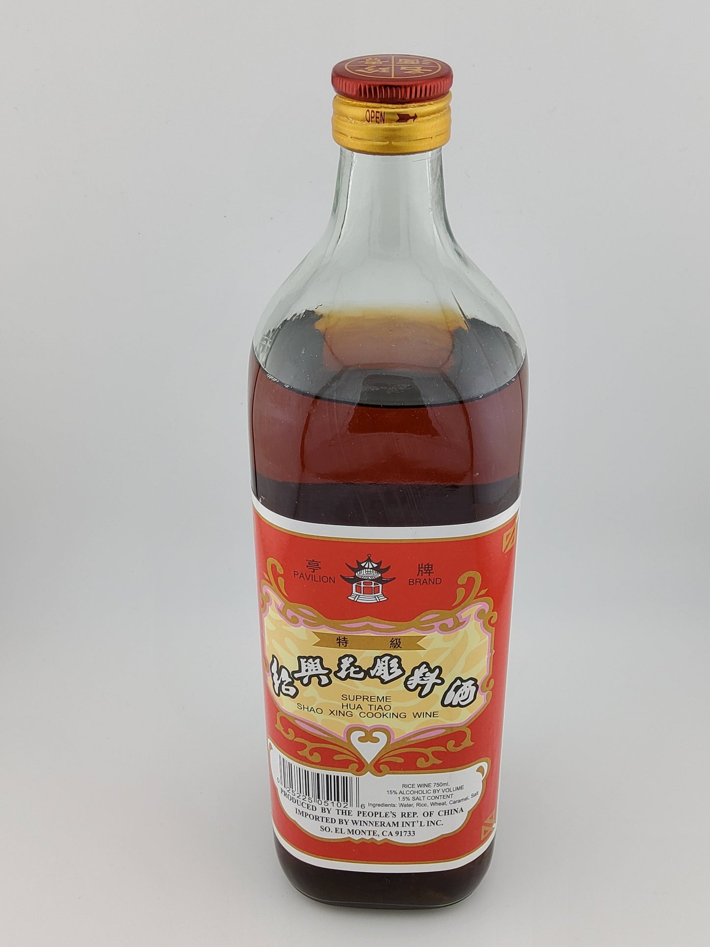 Pavilion Brand Shao Xing Cooking Rice Wine 750 mL