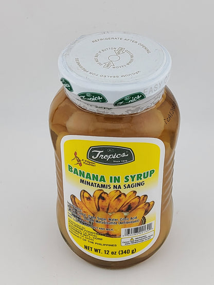 Tropics Banana in Syrup 340 g
