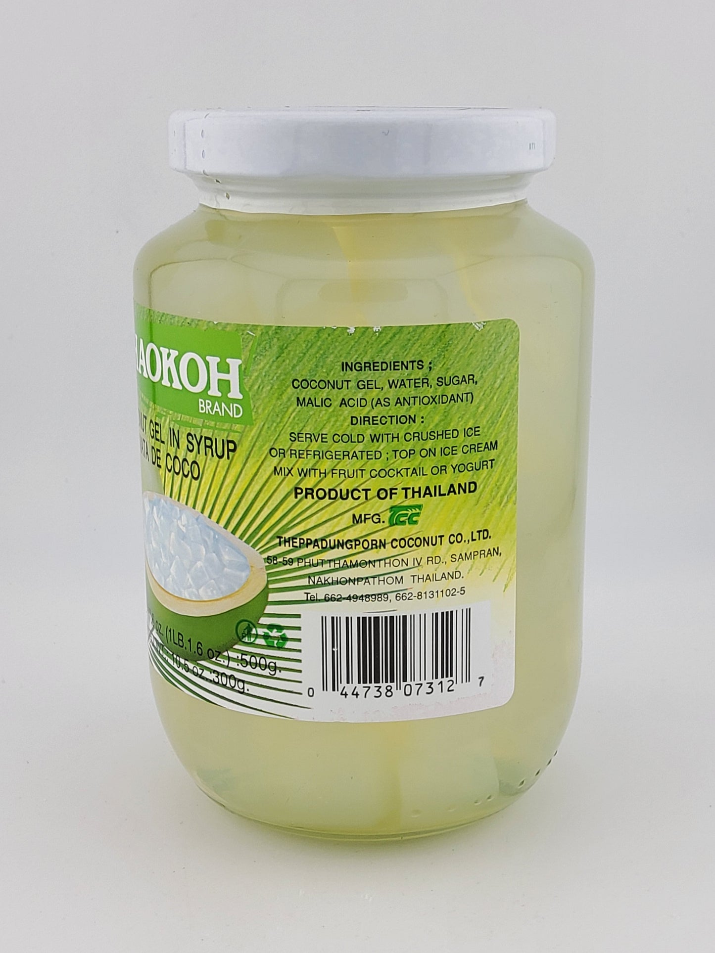 Chaokoh Coconut Gel White 500 g