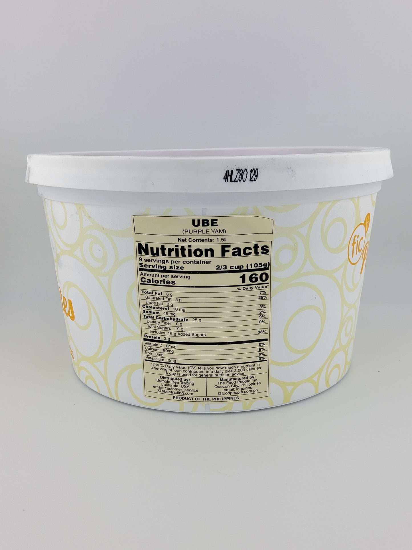 Fic Pinoy Sorbetes Ube 1.5L