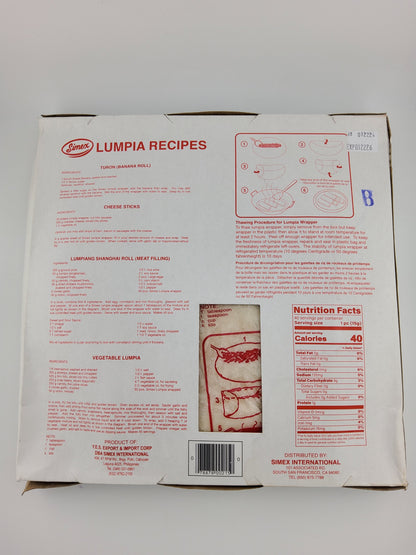 Simex Lumpia Wrapper (Red) 595 g | 21 oz