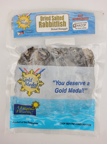 Gold Medal Dried Salted Rabbitfish (Danggit) 113 g