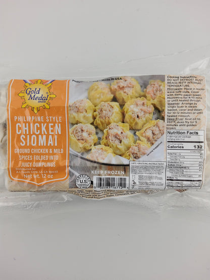 Gold Medal Siomai Chicken 12 oz