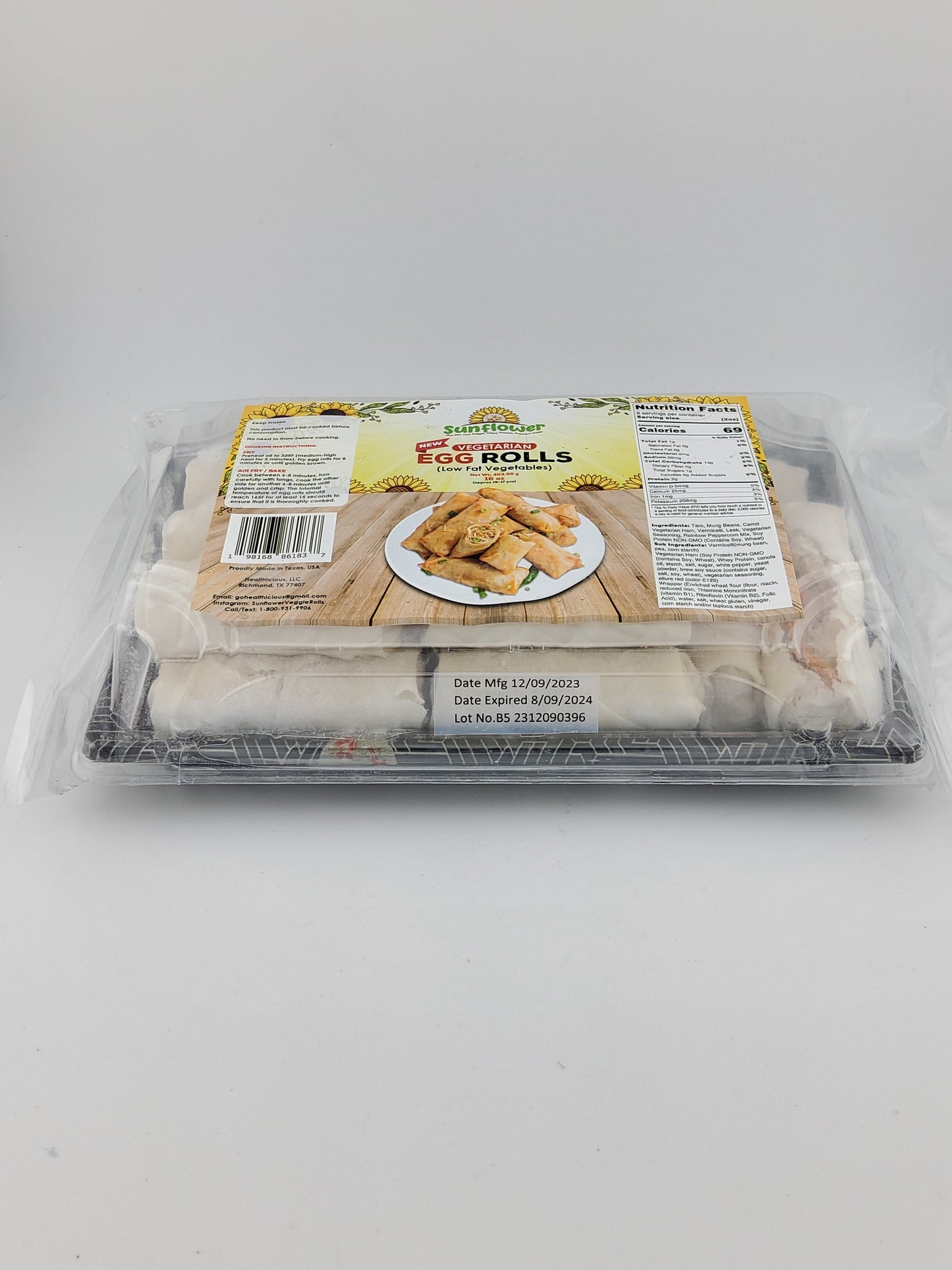 Sunflower Vegie Eggroll 16 oz
