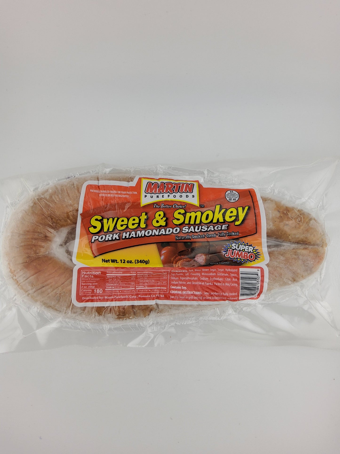 Martin Purefoods Pork Hamonado S Jumbo 12 oz