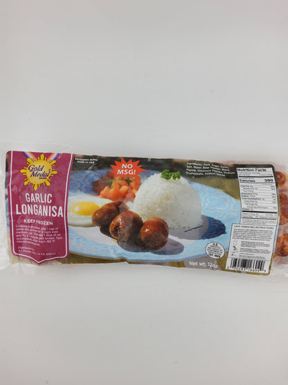 Gold Medal Garlic Longanisa 12oz