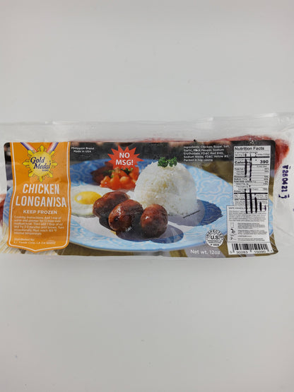 Gold Medal Chicken Longanisa 12oz