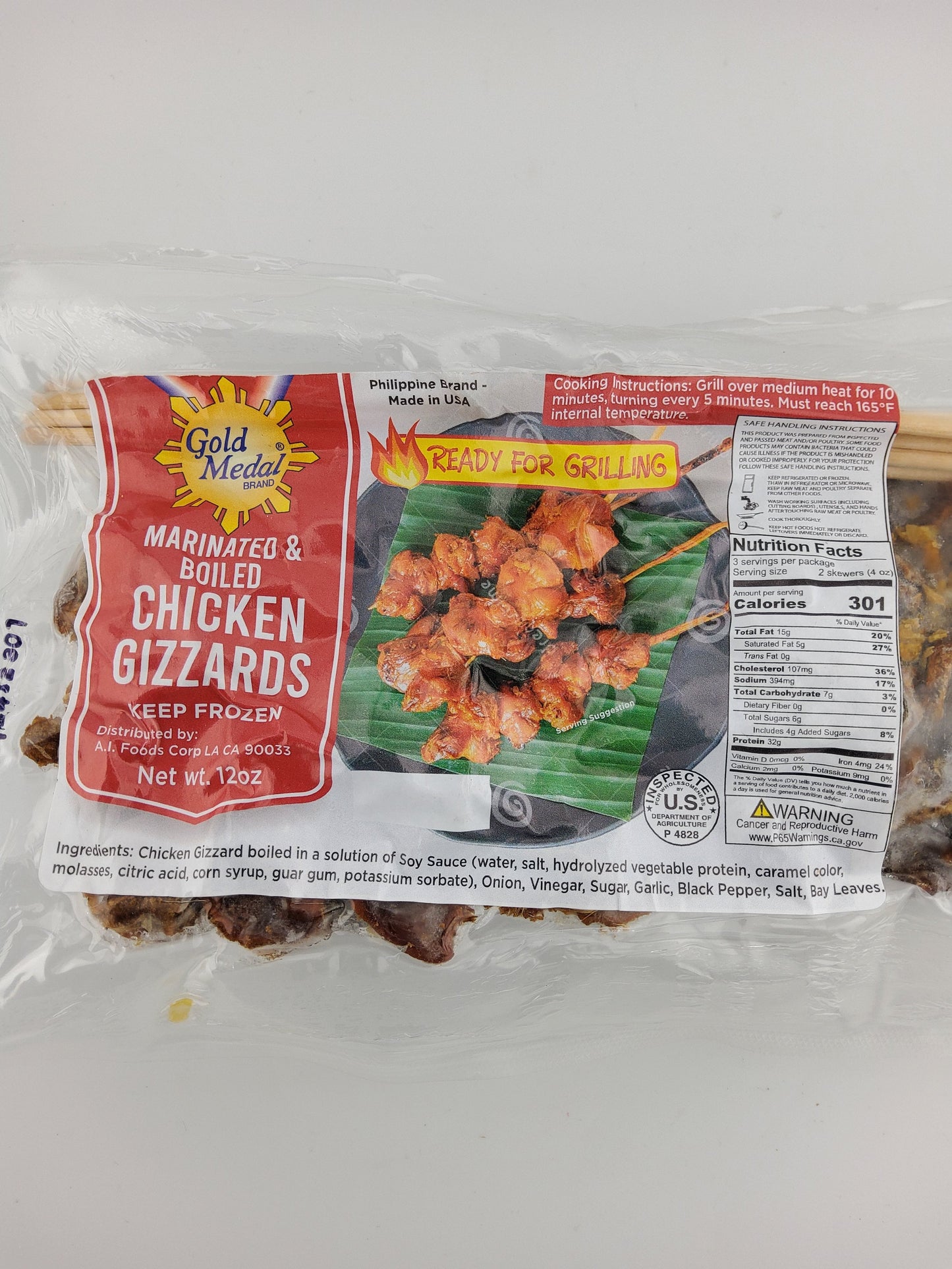 Gold Medal Chicken Gizzards 12 oz
