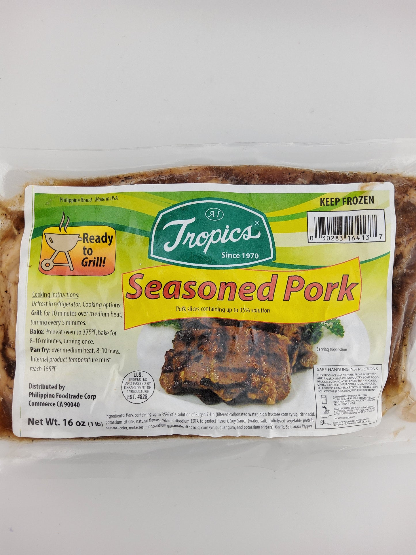 Tropics Seasoned Pork 16 oz
