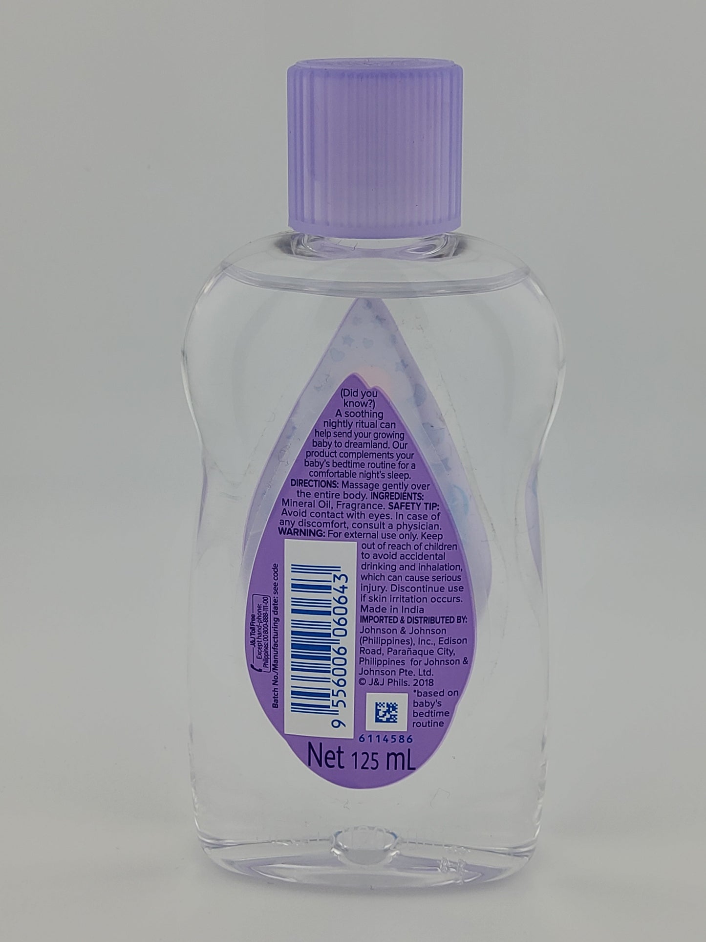 J's Baby Oil Bedtime 125 ml