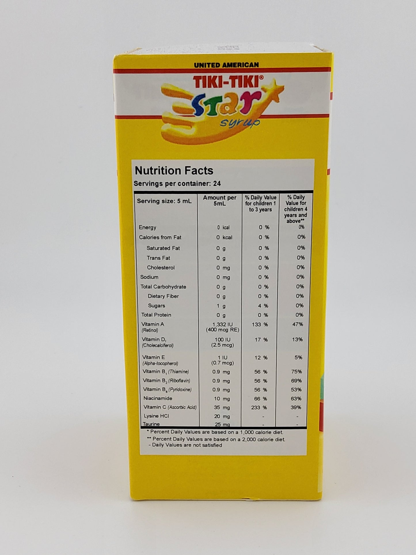 Tiki Tiki Star Syrup 120 ml