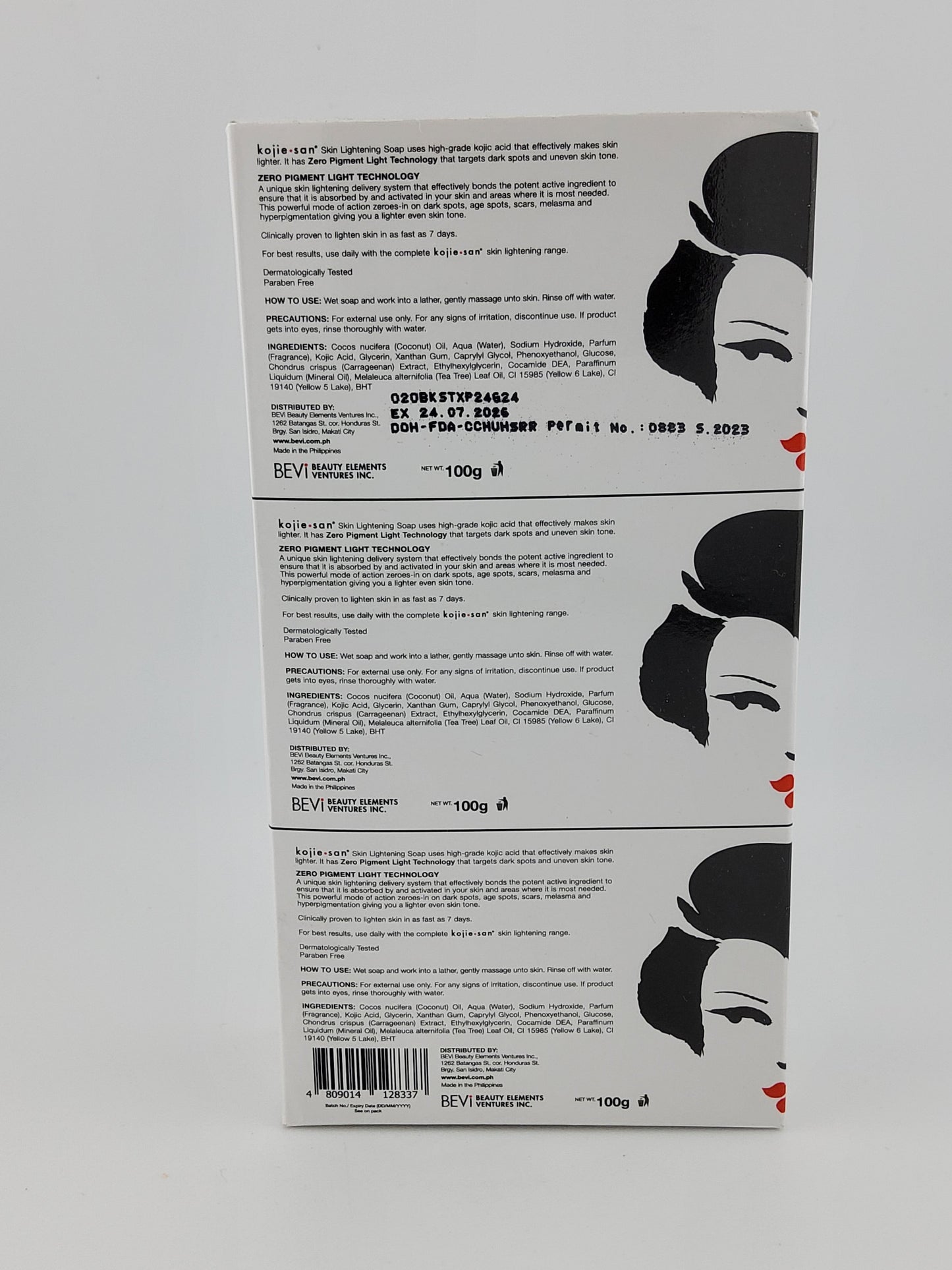 Kojie 3pk 100g ea
