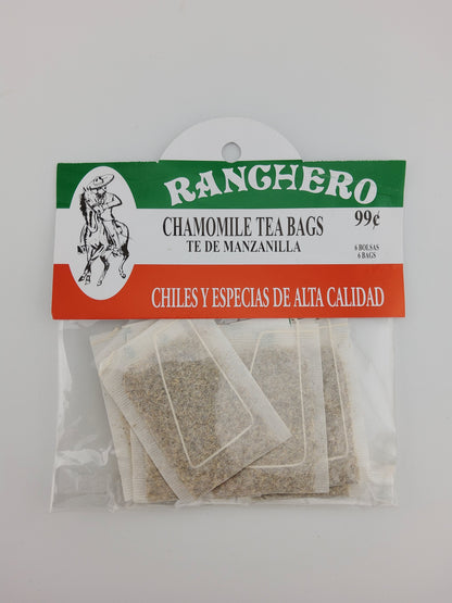 Ranchero Chamomile Tea Bags 6 ct