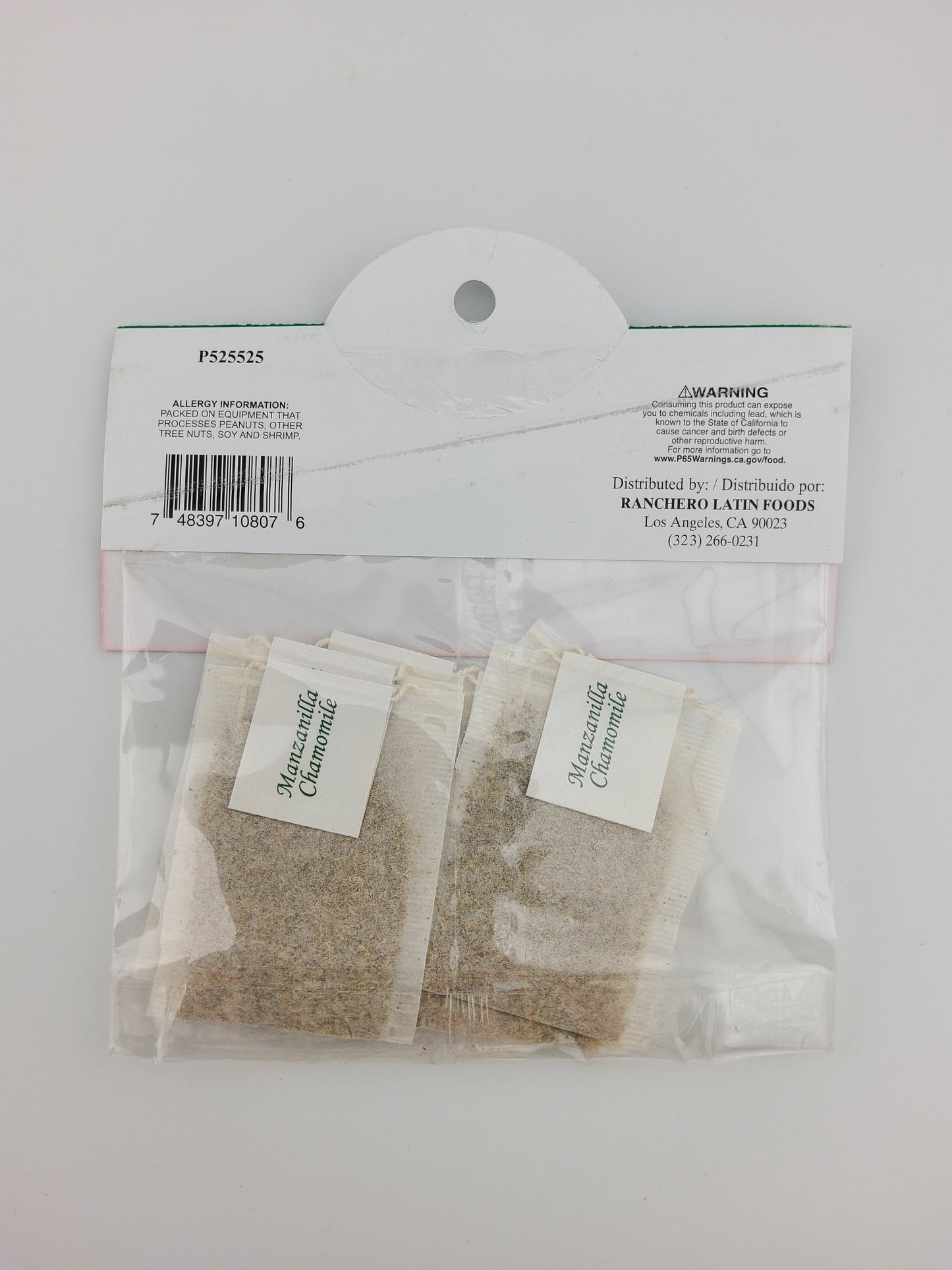 Ranchero Chamomile Tea Bags 6 ct