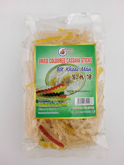 Superior Dried Coloured Cassava Sticks 200 g