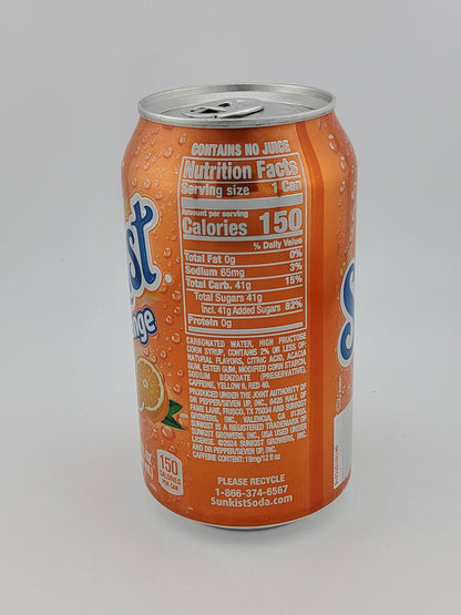 Sunkist Orange Can 355 mL