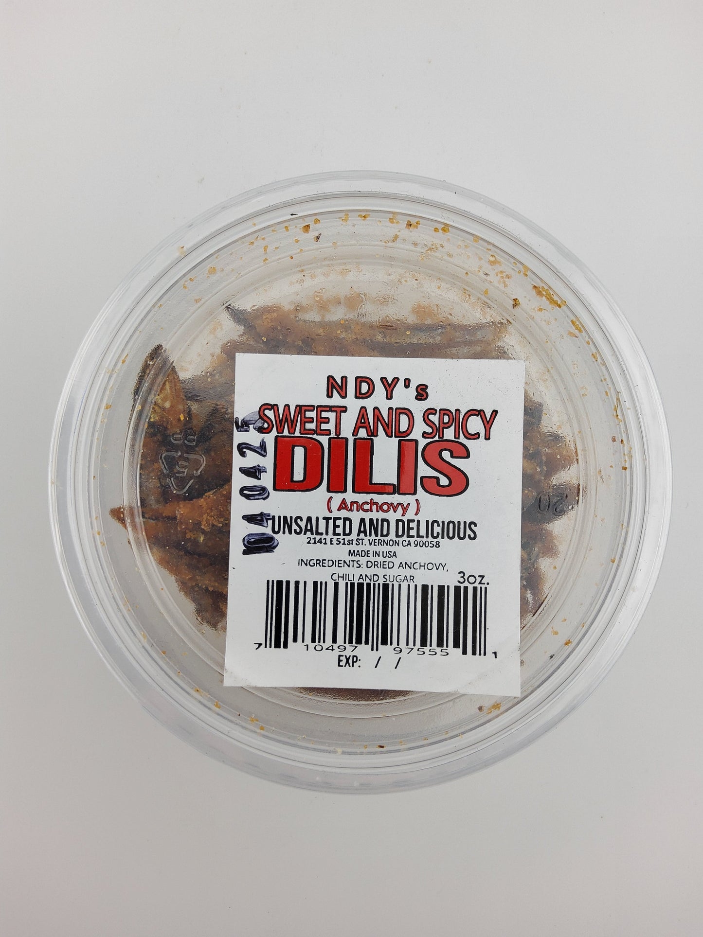 NDY's Dilis (Anchovy) Sweet & Spicy 3 oz