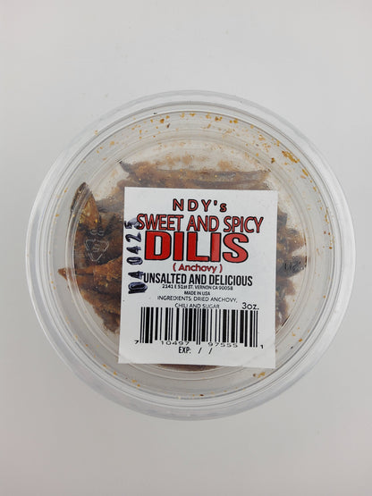 NDY's Dilis (Anchovy) Sweet & Spicy 3 oz