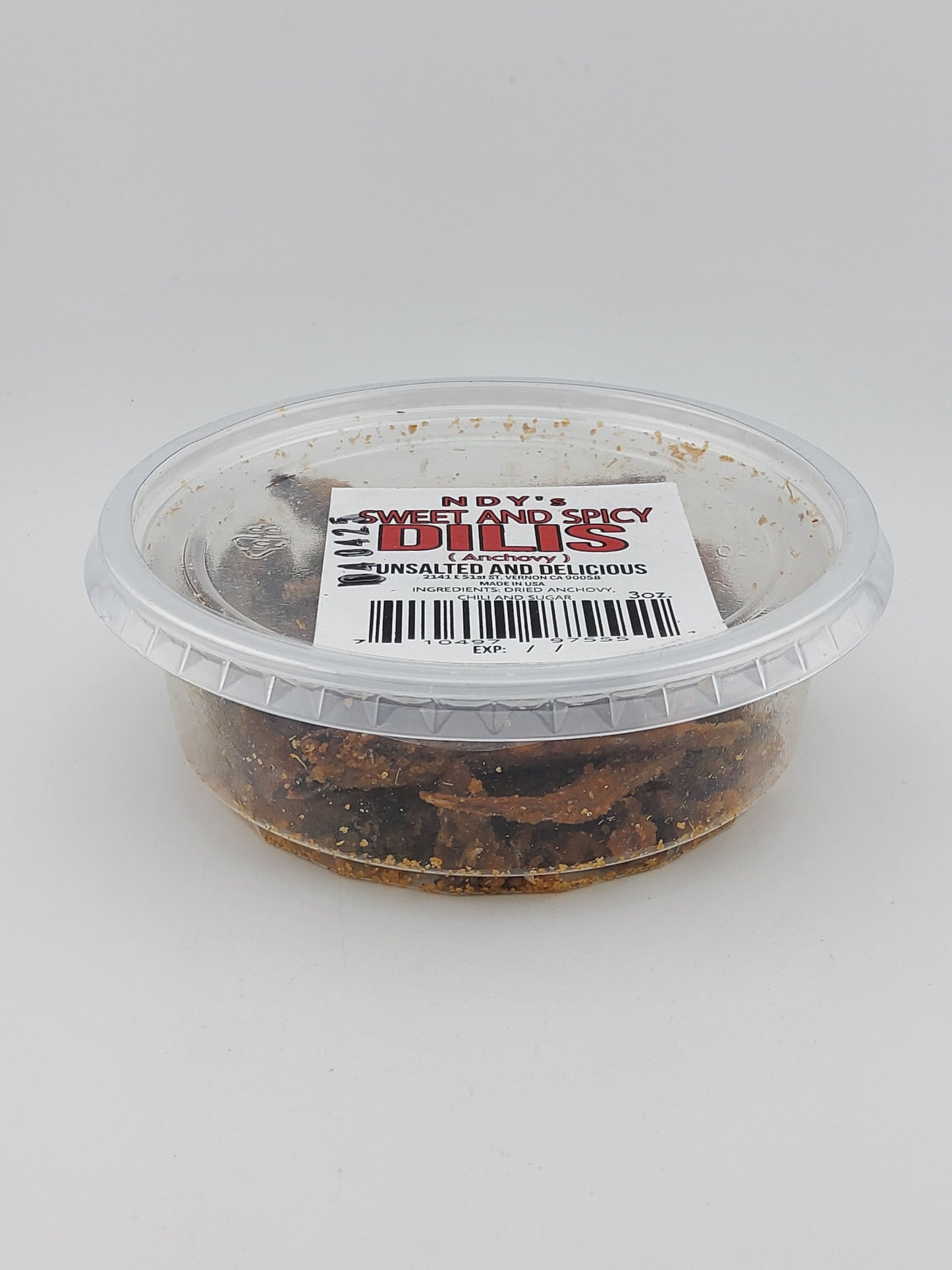 NDY's Dilis (Anchovy) Sweet & Spicy 3 oz