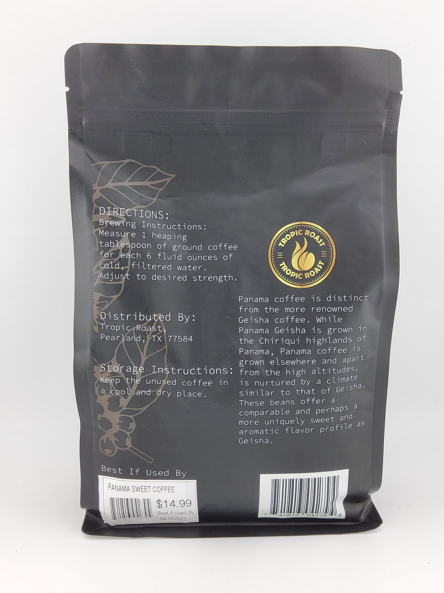 Tropic Roast Panama Coffee 340 g