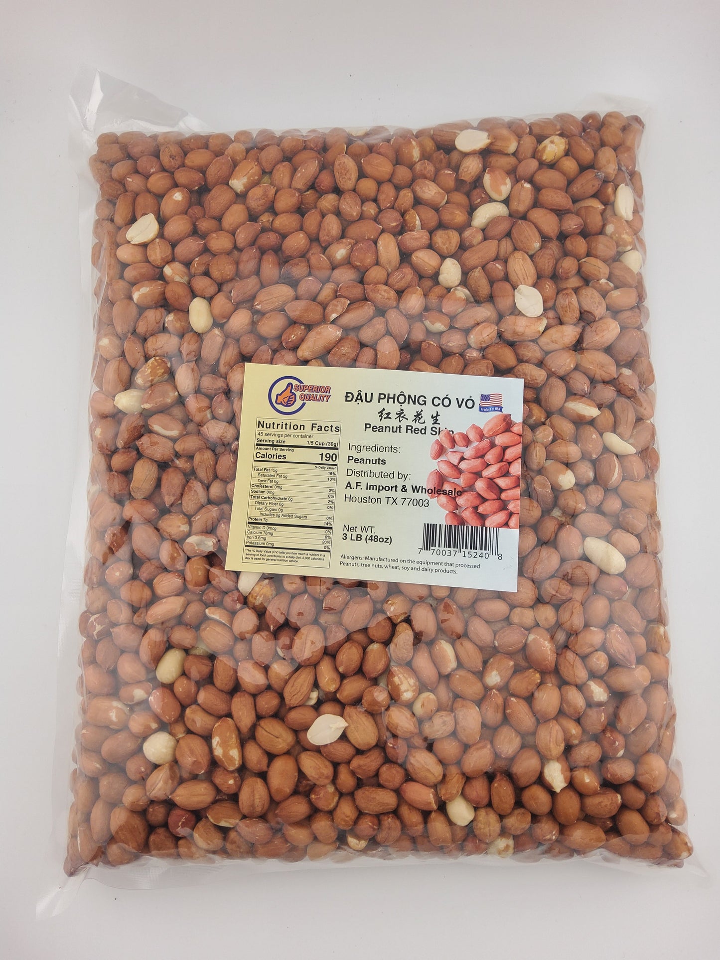 Superior Peanut Red Skin 3 lbs