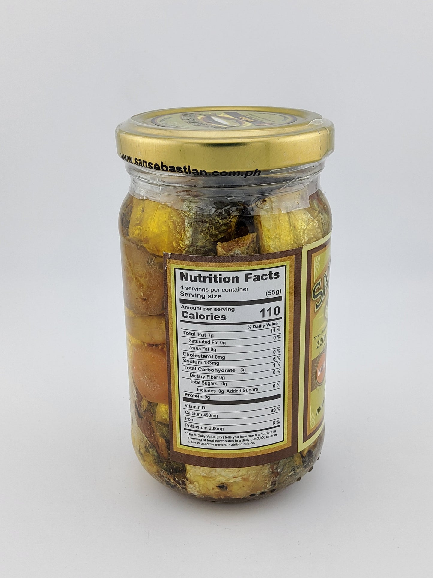 San Sebastian Sardines Olive Oil Mild 8oz