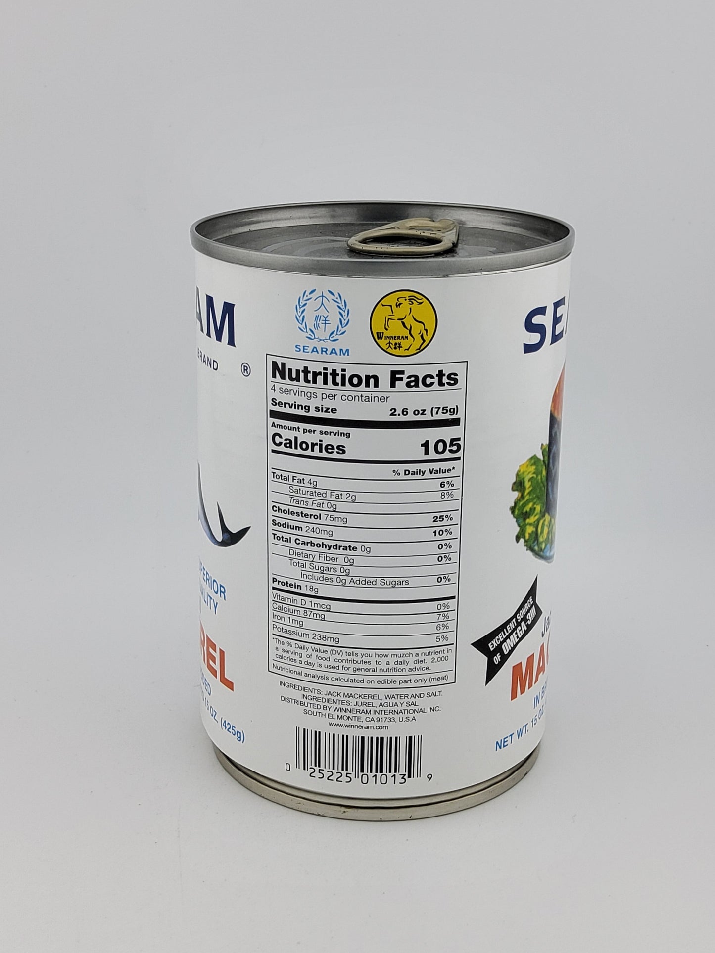 Searam Mackerel Brine 425 g