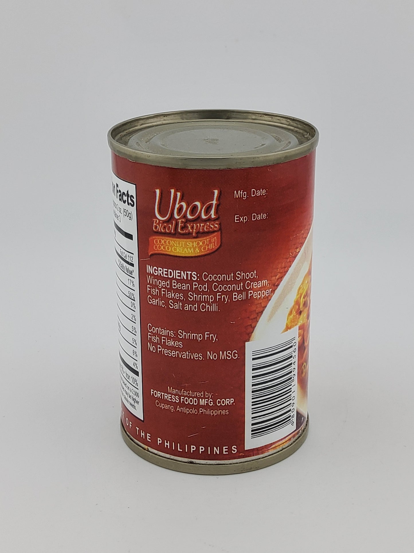 Fortress Ubod Bicol Express 155 g