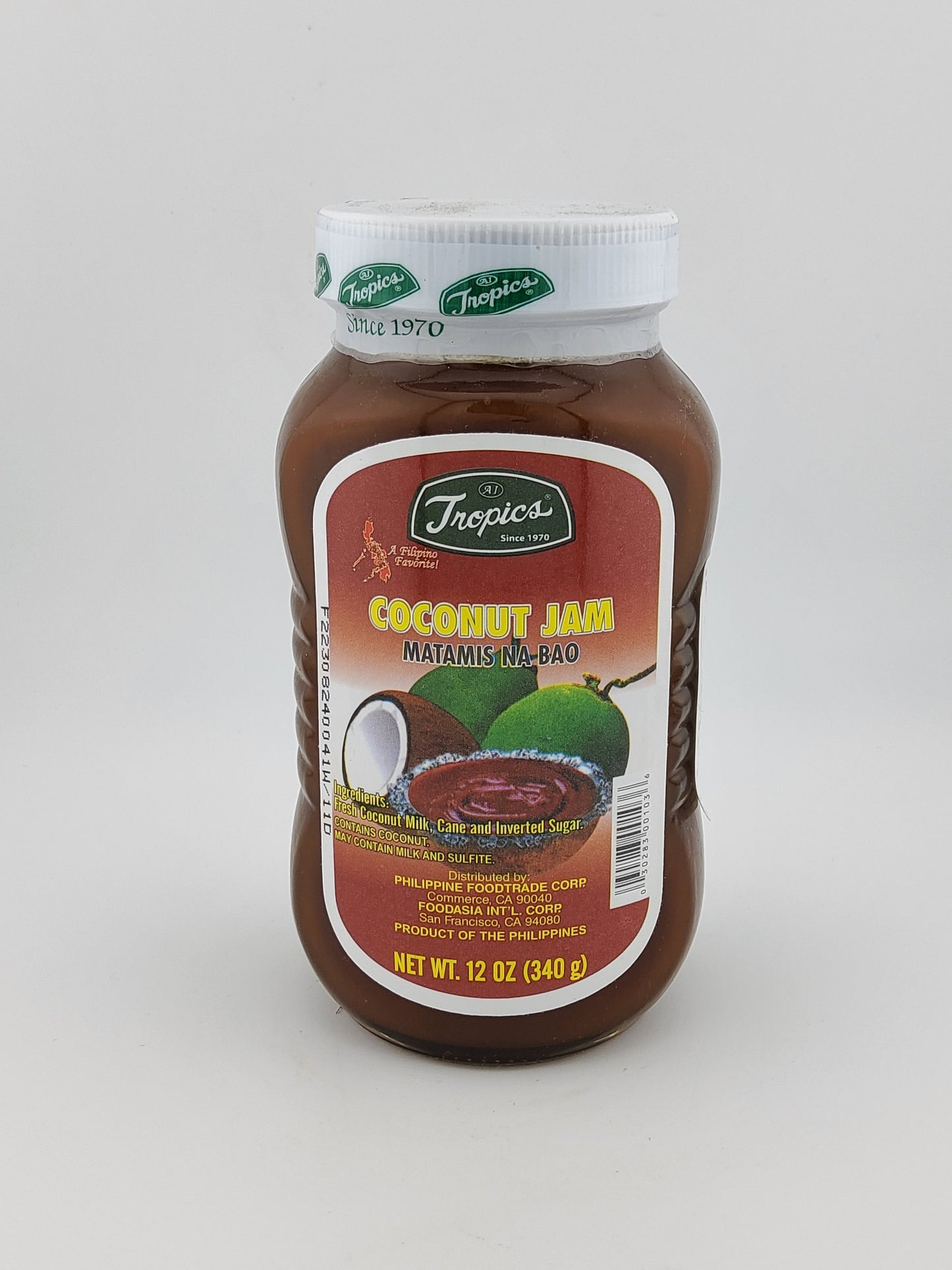 Tropics Coconut Jam 340 g