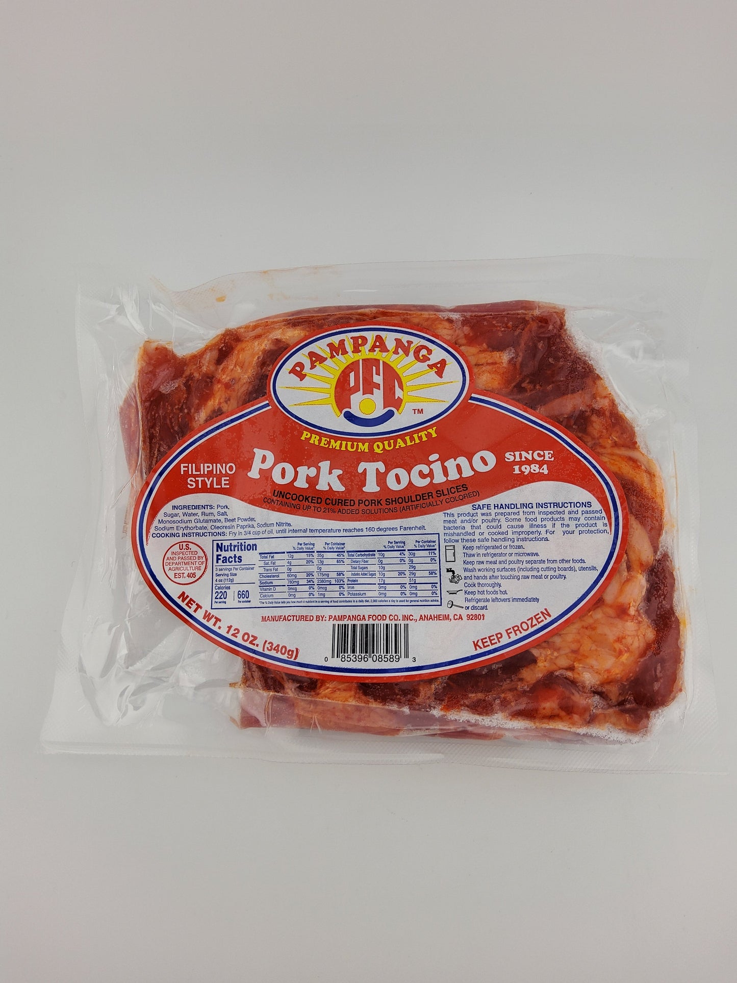 Pampanga Pork Tocino 12 oz