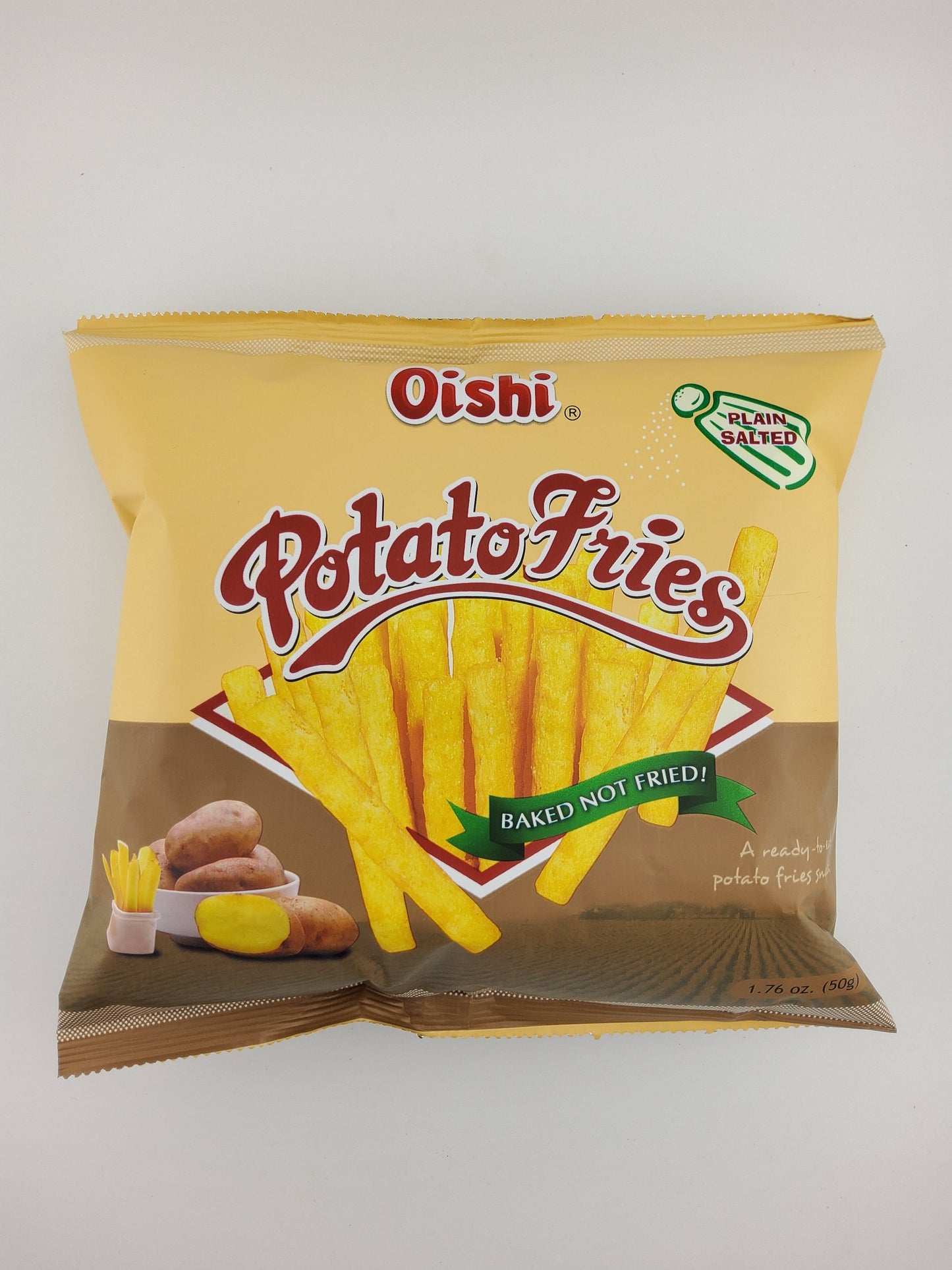 Oishi Potato Fries 50g - Plain