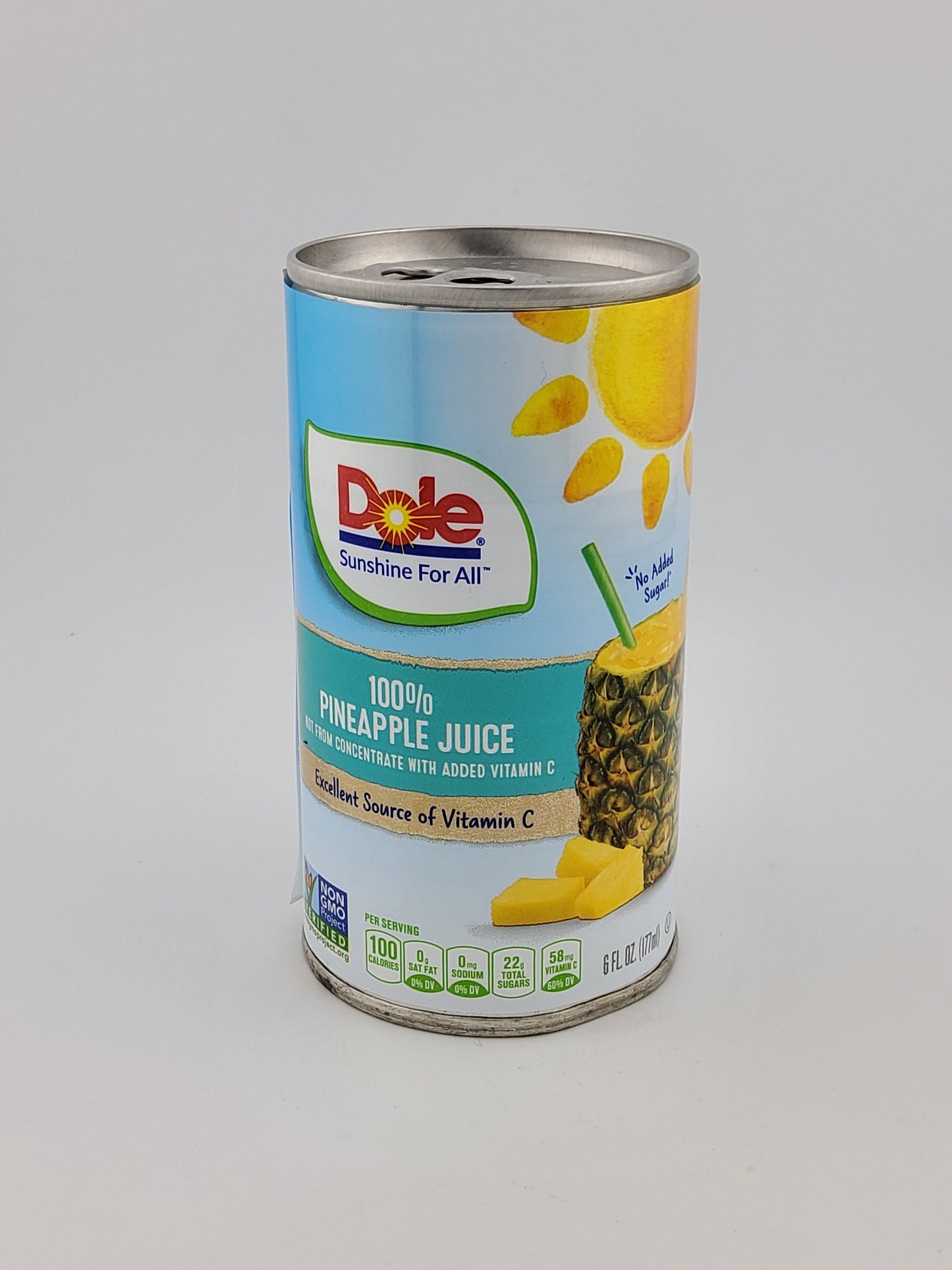 Dole Pineapple Juice Can 177 mL