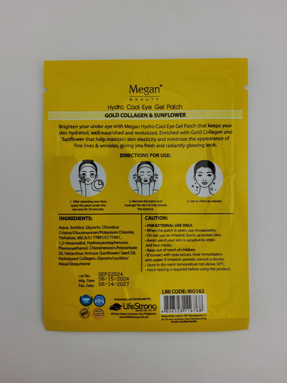 Megan Beauty Hydro Cool Eye Gel Patch 1 Pair