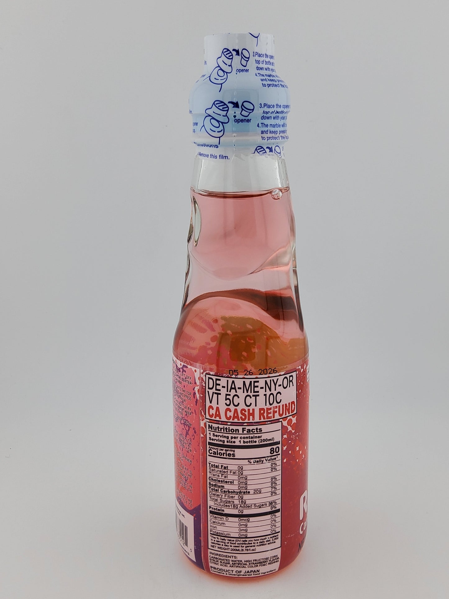 Mizuho Ramune - Strawberry 6.76oz