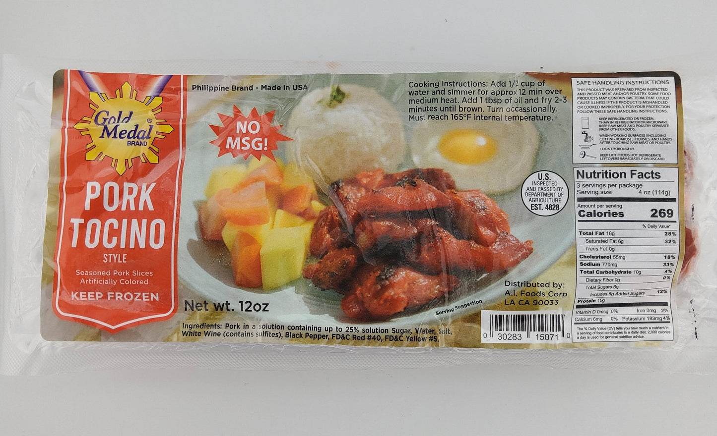 Gold Medal Pork Tocino 12 oz