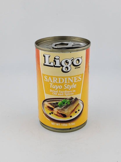 Ligo Sardines Tuyo Style 155 g