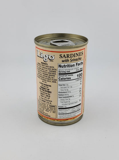 Ligo Sardines Sriracha 155 g