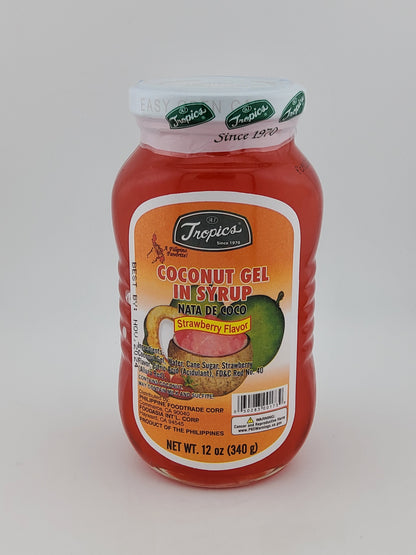 Tropics Coconut Gel - Strawberry 12 oz