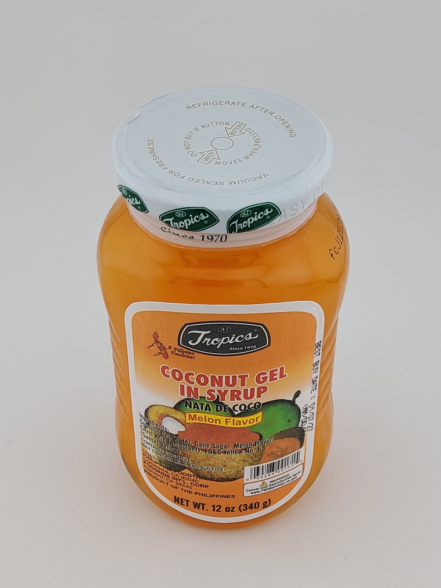 Tropics Coco Gel - Melon 12 oz