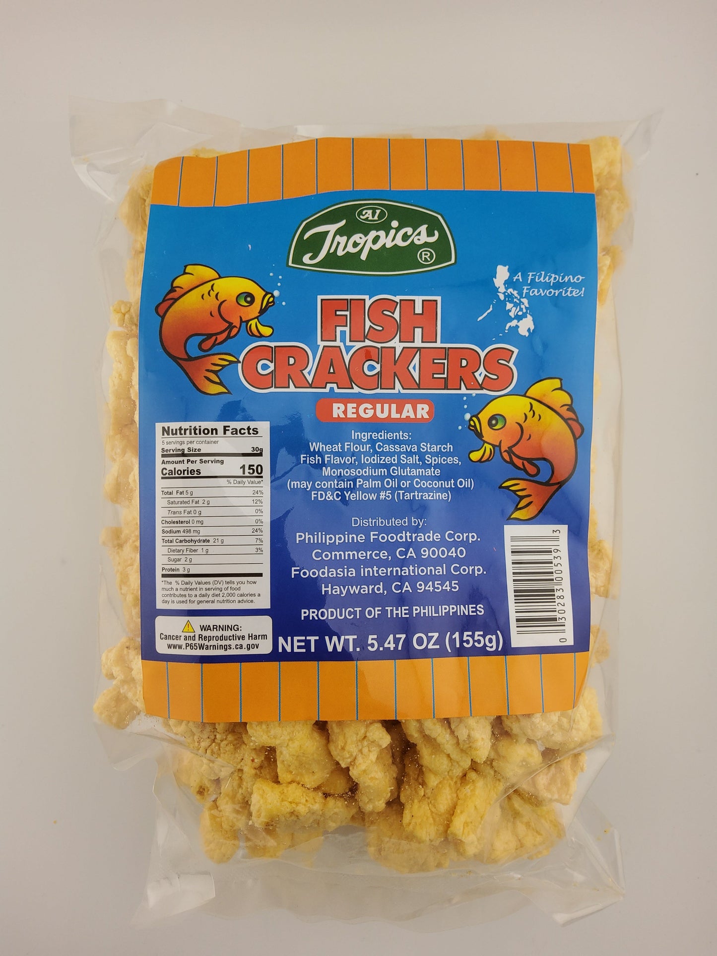 Tropics Fish Cracker Reg Big