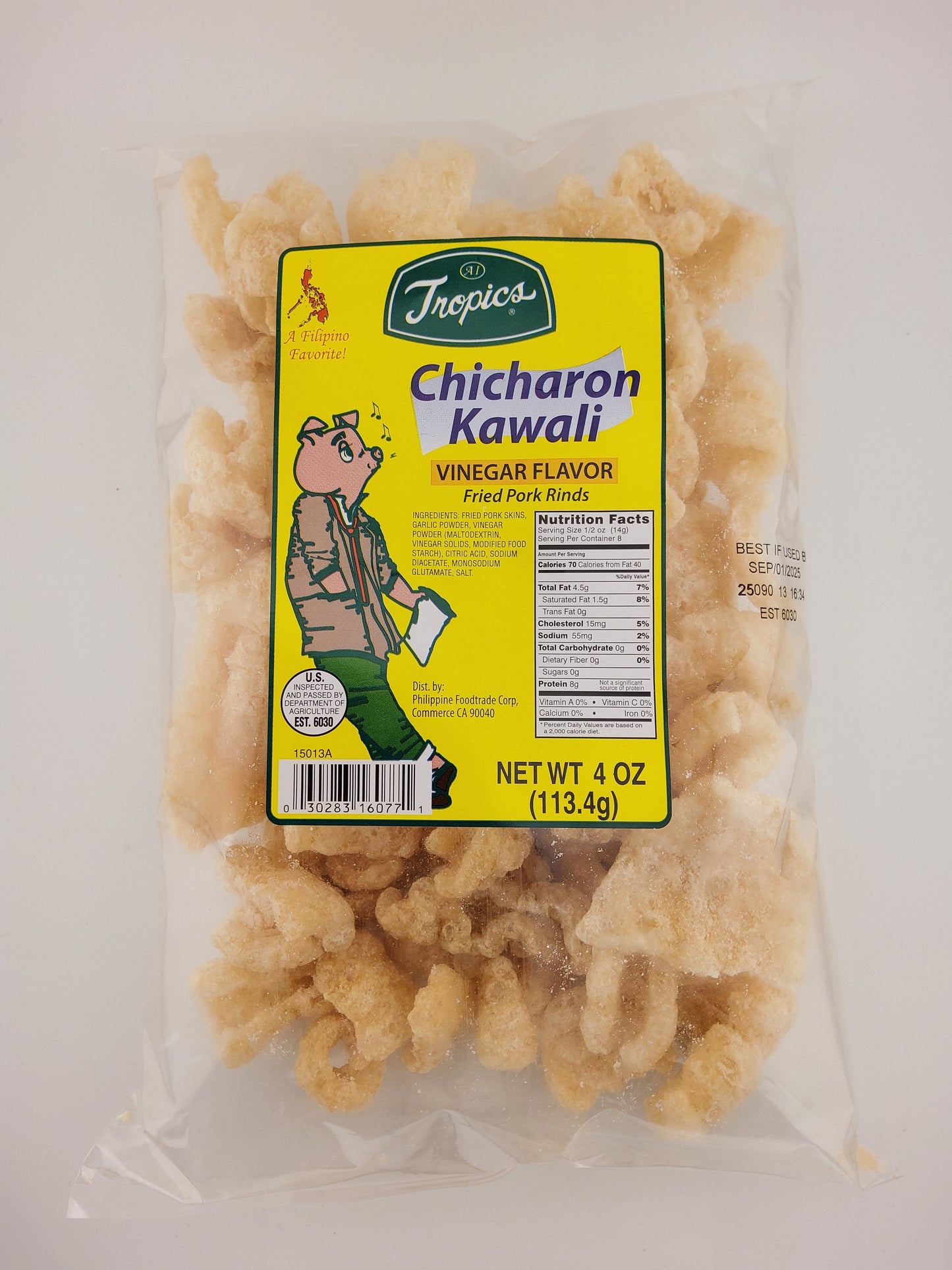 Tropics Chicharon Vinegar 4 oz