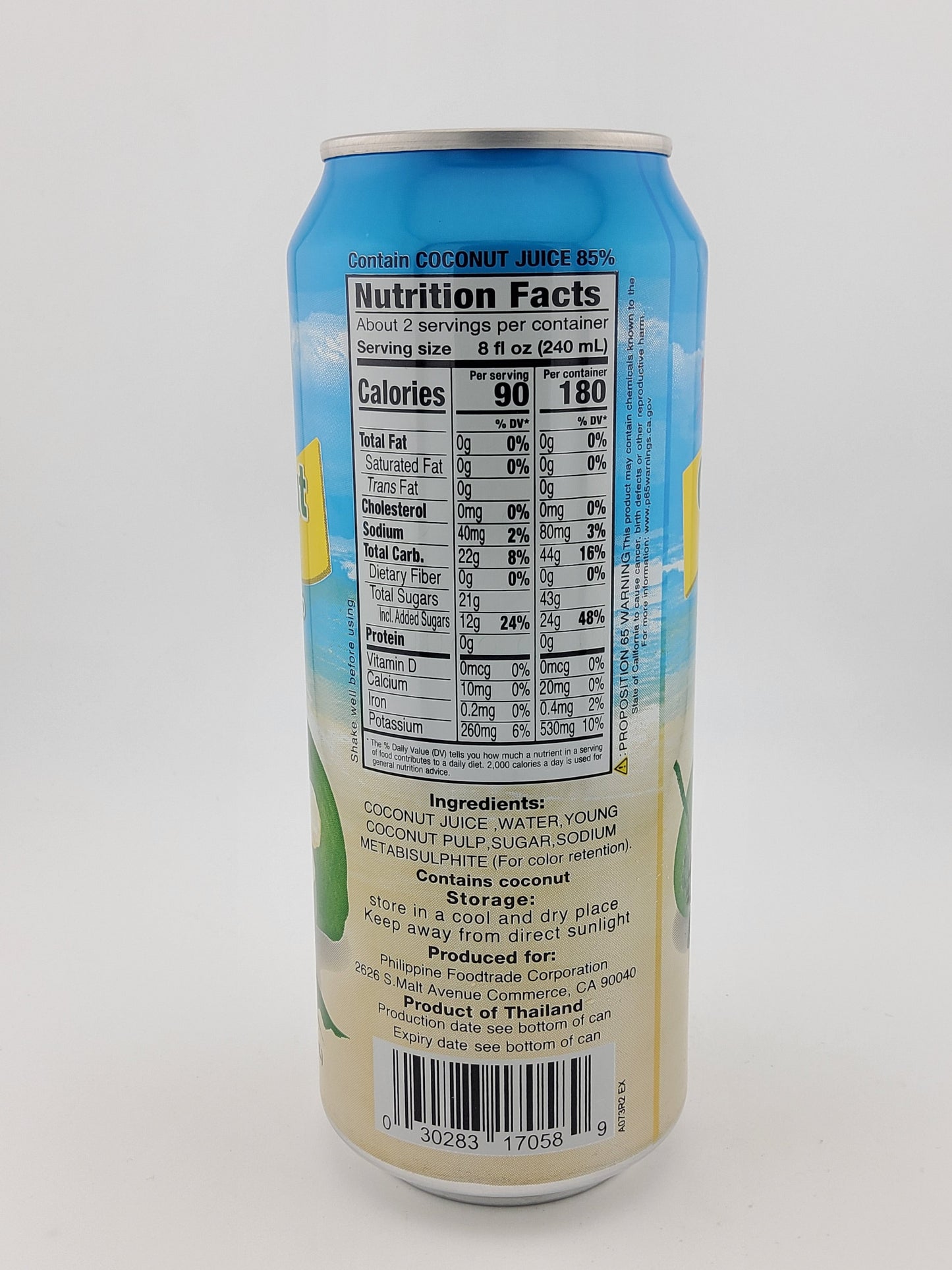 Tropics Coconut Juice 17.5 oz