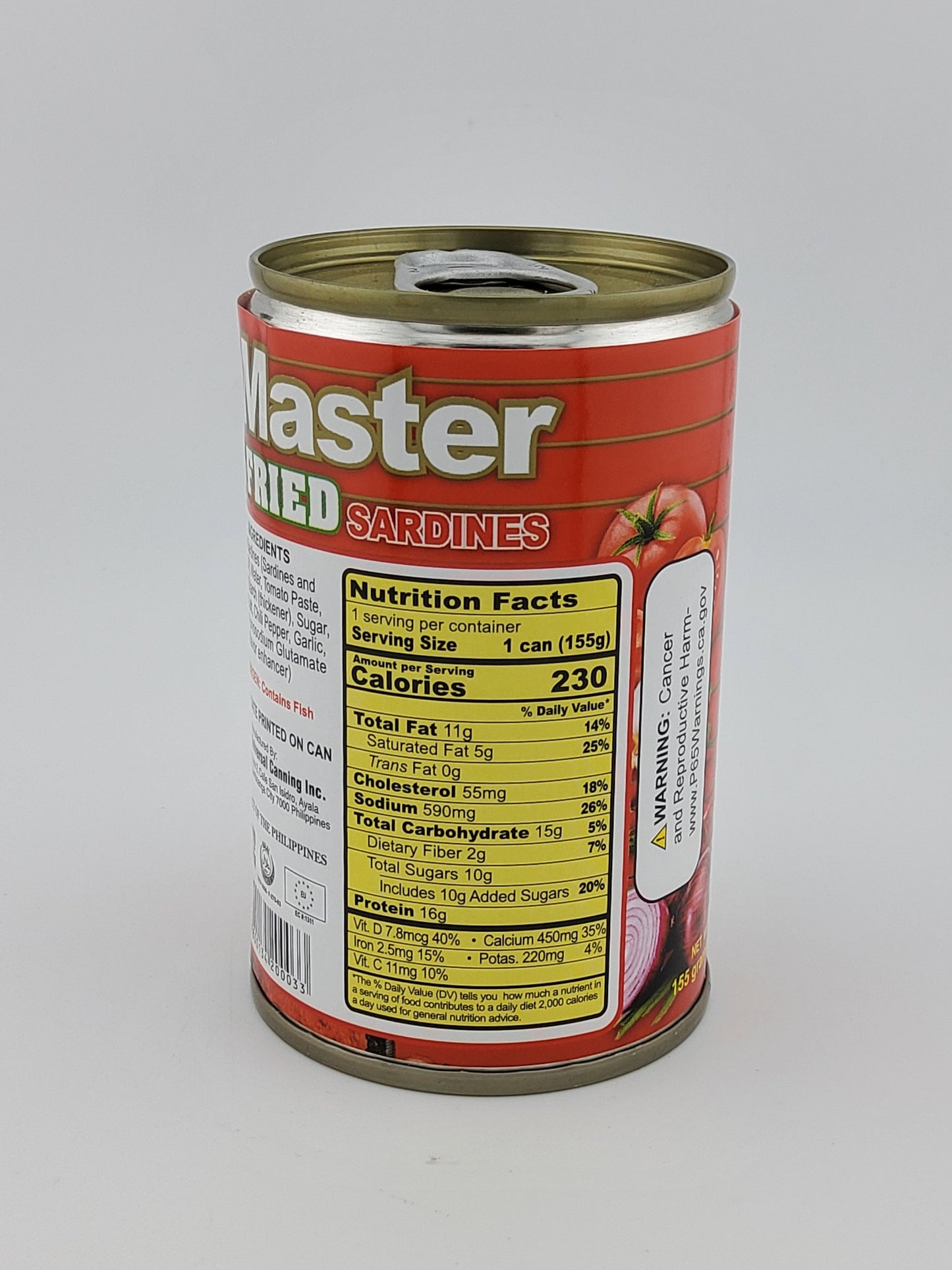 Master Sardines HotSpicy 5.47o