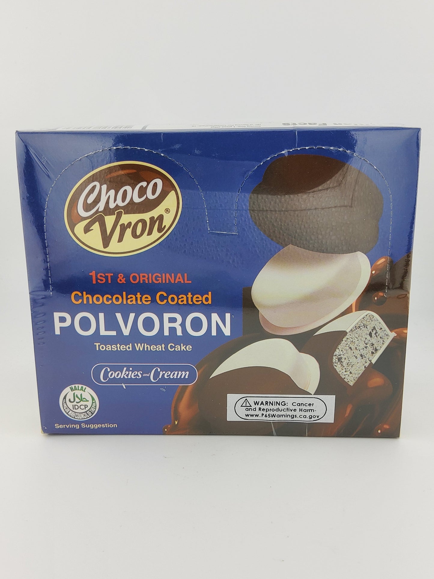 ChocoVron Polvoron Cookies & Cream 320 g 16 pcs