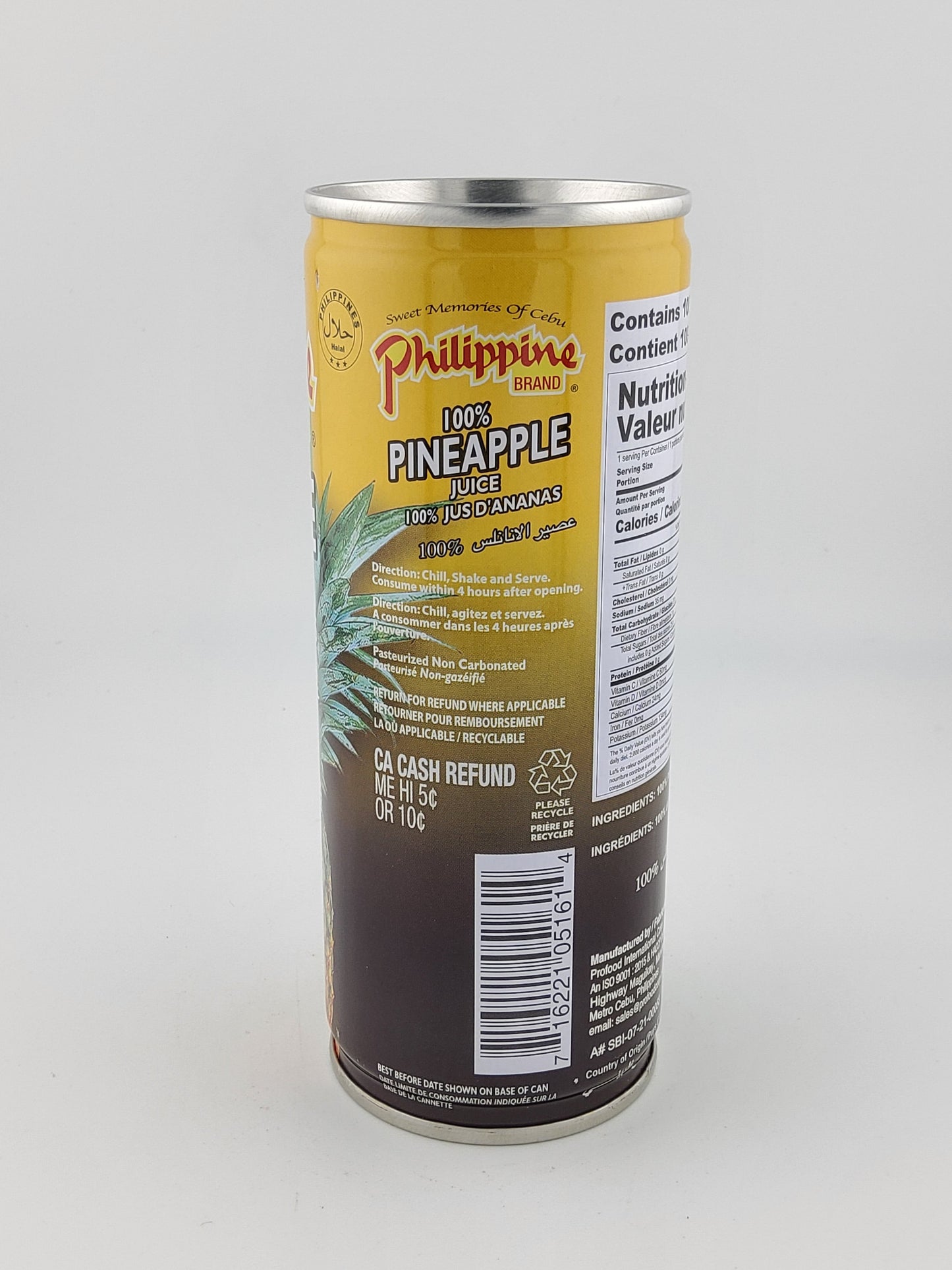 Philippine Pineapple Juice 8.4 fl oz | 250 mL