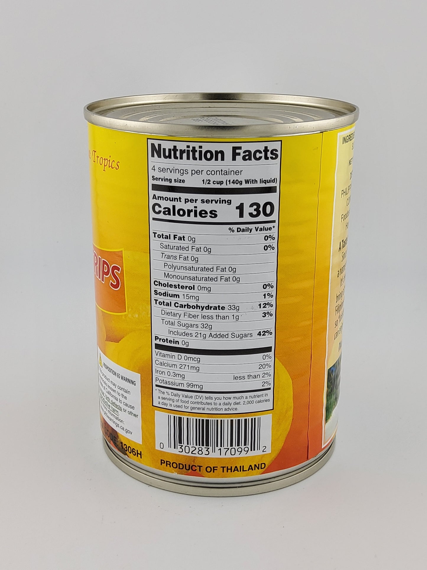 Tropics Jackfruit Strips in Syrup 20oz
