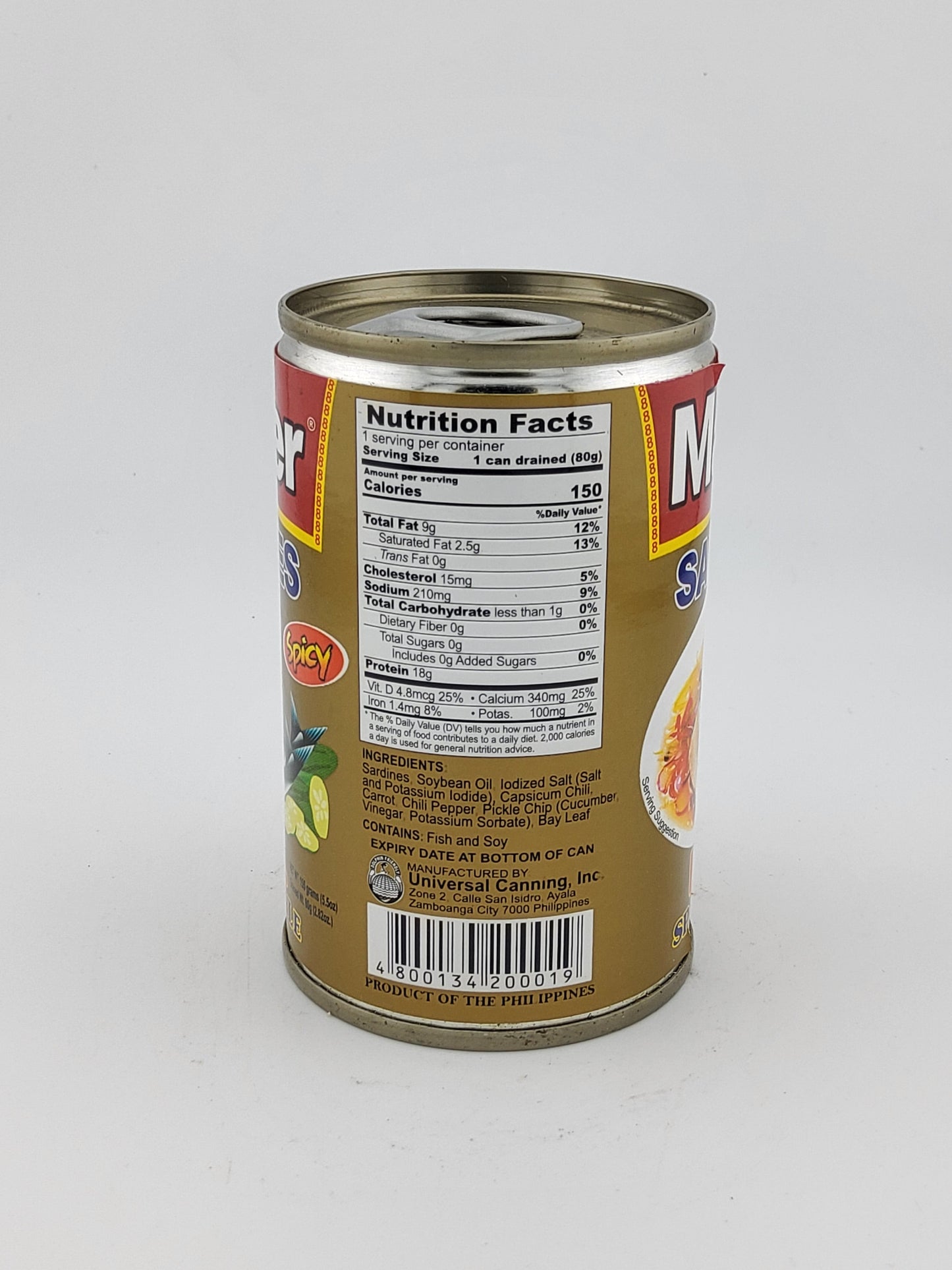 Master Sardines Spanish Spicy 5.5 oz