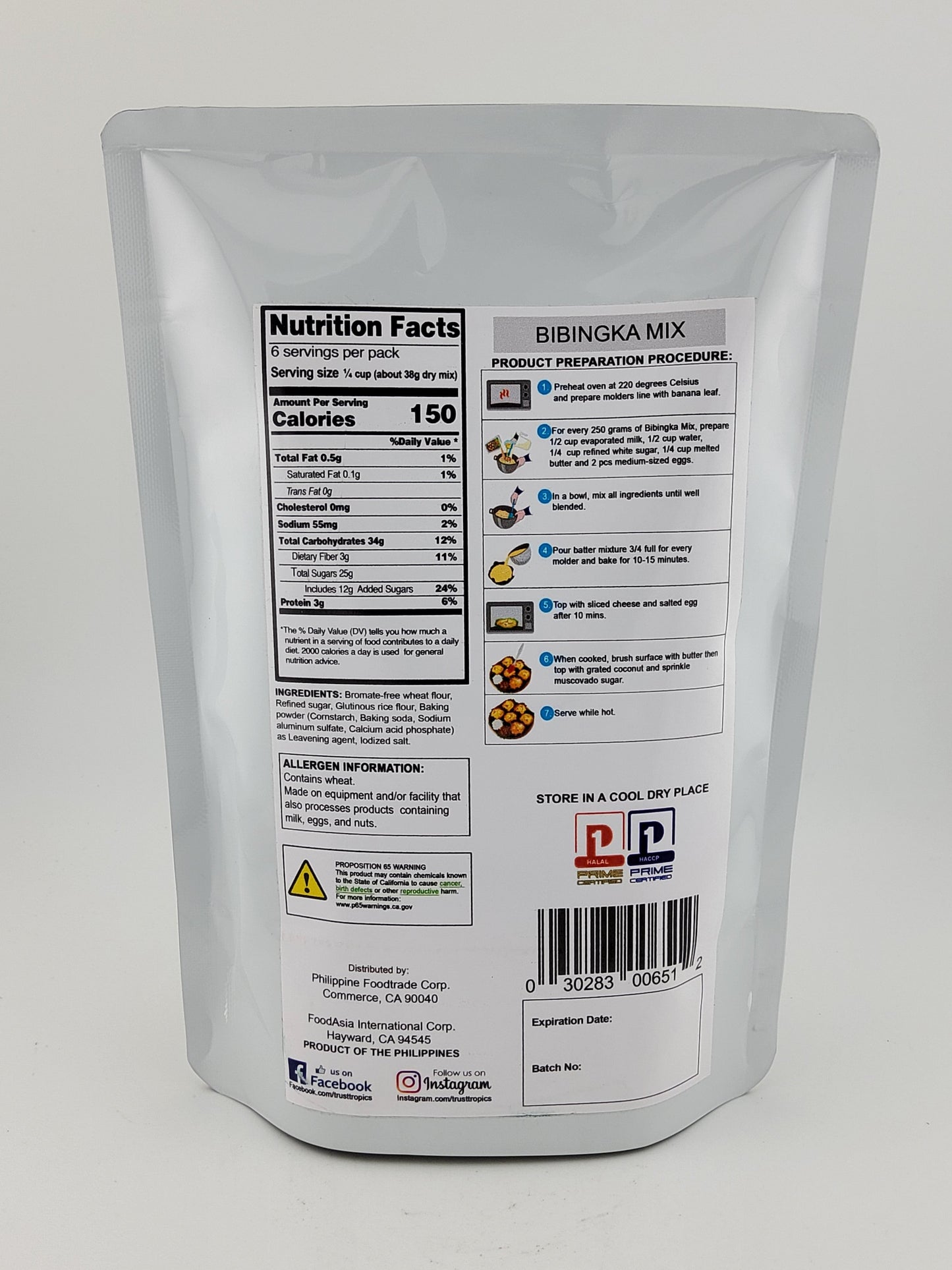 Tropics Bibingka Mix 8.8oz