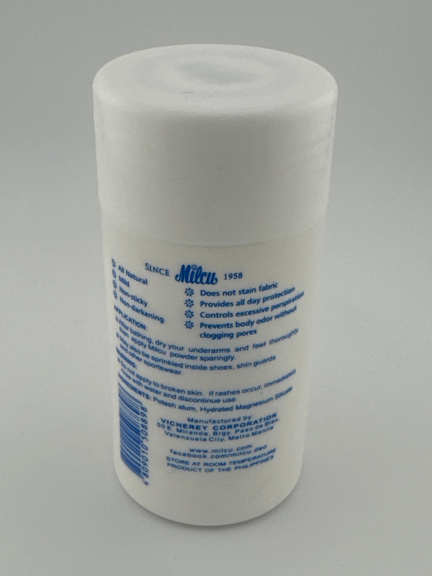 Milcu Underarm & Foot Deodorant Powder 40g